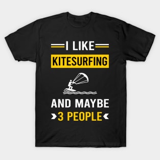 3 People Kitesurfing Kitesurf Kitesurfer T-Shirt